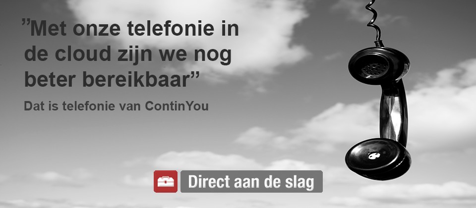 Hosted - telefonie - continyou - Vodafone - Solutions partner - Cloud - Telefonie - one mobile - one - fixed - vast - mobiel - T-Mobile - zakelijk - internet